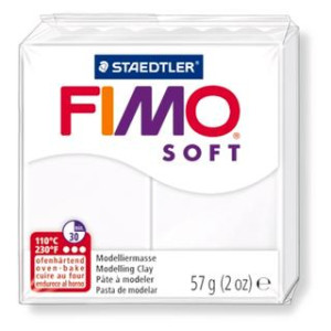 STAEDTLER ΠΗΛΟΣ FIMO 8020-0 SOFT WHITE 57gr