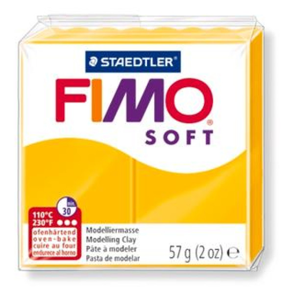 STAEDTLER ΠΗΛΟΣ FIMO 8020-16 SOFT SOFT SUNFLOWER 57gr