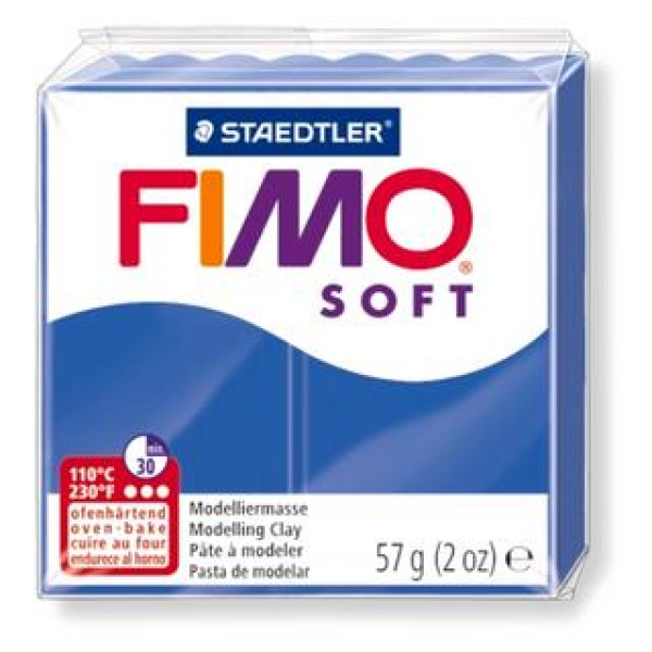 STAEDTLER ΠΗΛΟΣ FIMO 8020-33 SOFT BRILLIANT BLUE 57gr