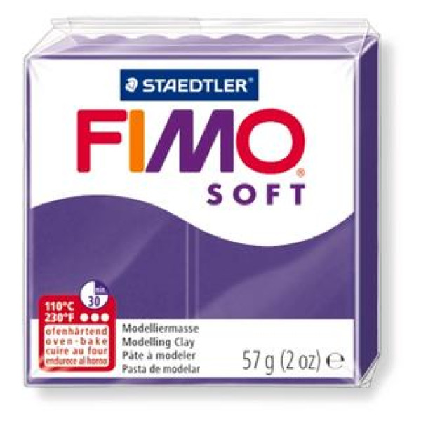 STAEDTLER ΠΗΛΟΣ FIMO 8020-63  SOFT PLUM 57gr