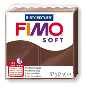 STAEDTLER ΠΗΛΟΣ FIMO 8020-75 SOFT  CHOCOLATE 57gr