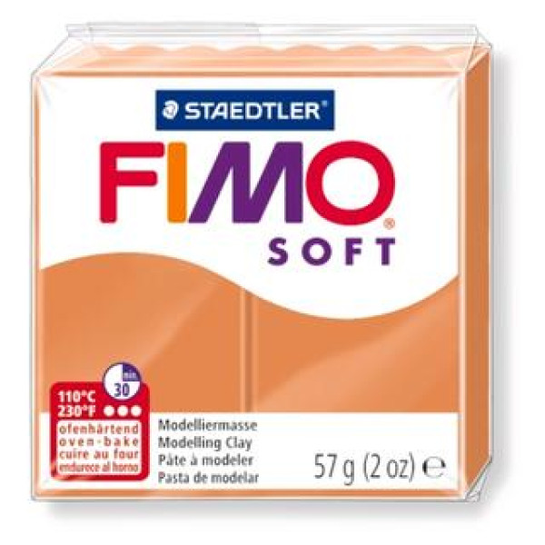 STAEDTLER ΠΗΛΟΣ FIMO 8020-76 SOFT COGNAC 57gr