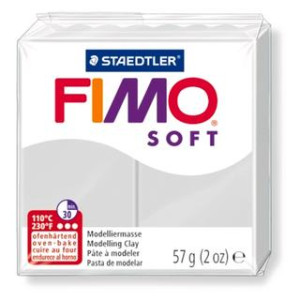 STAEDTLER ΠΗΛΟΣ FIMO 8020-80 SOFT DOLPHIN GREY 57g