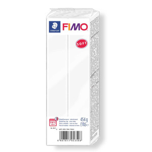 STAEDTLER ΠΗΛΟΣ FIMO 8021-0 SOFT WHITE 454G