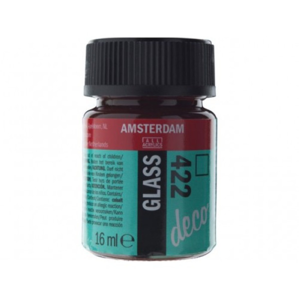 ΧΡΩΜΑ AMSTERDAM GLASS 422 REDDISH BROWN 16ML