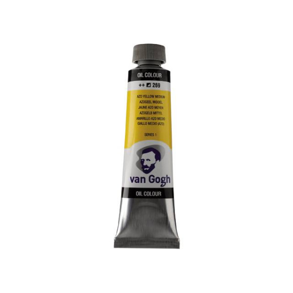 ΛΑΔΙΑ VAN GOGH 40ML S1 T.9 No. 269 AZO YELLOW MEDIUM