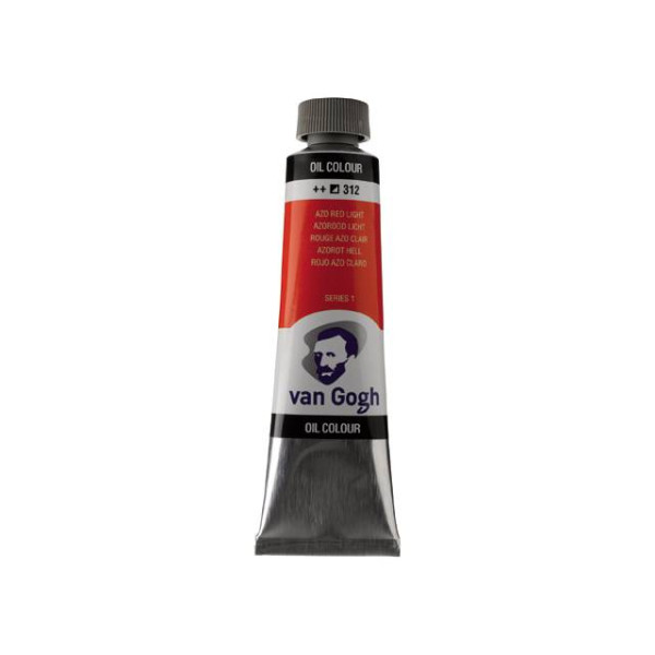 ΛΑΔΙΑ VAN GOGH 40ML S1 T.9 No. 312 AZO RED LIGHT