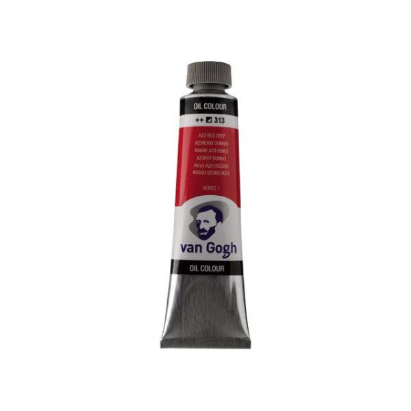 ΛΑΔΙΑ VAN GOGH 40ML S1 T.9 No. 313 AZO RED DEEP