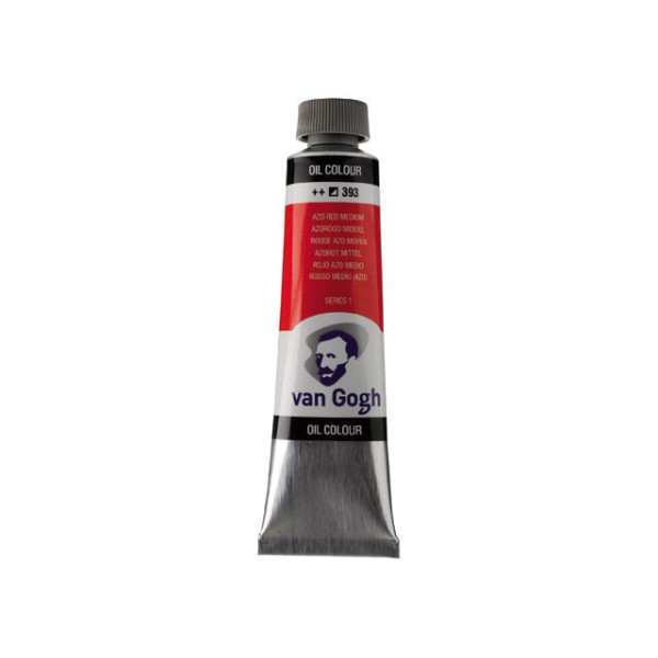 ΛΑΔΙΑ VAN GOGH 40ML S1 T.9 No. 393 AZO RED MEDIUM