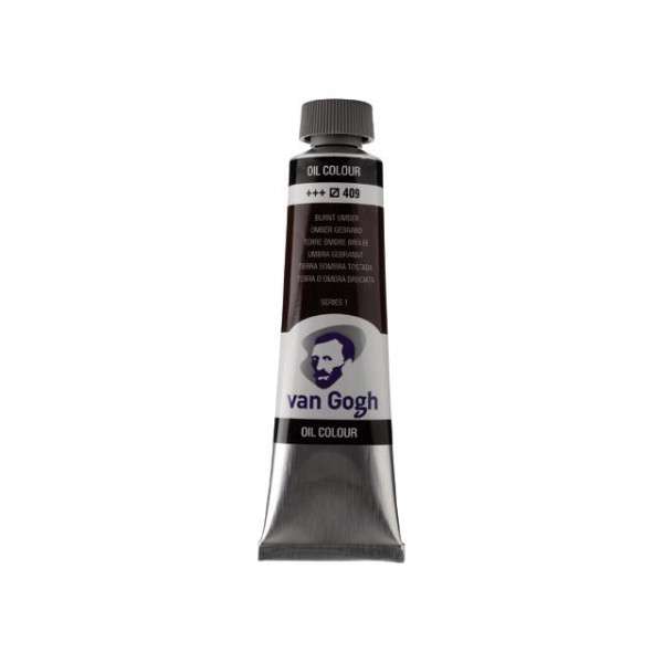 ΛΑΔΙΑ VAN GOGH 40ML S1 T.9 No. 409 BURNT UMBER