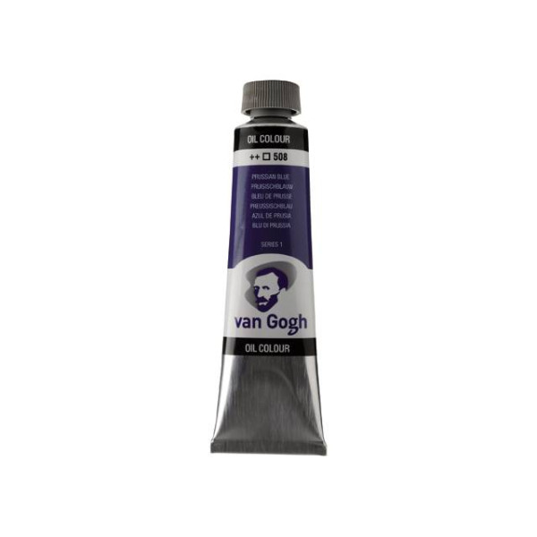 ΛΑΔΙΑ VAN GOGH 40ML S1 T.9 No. 508 PRUSSIAN BLUE