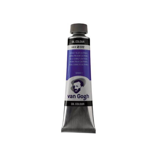 ΛΑΔΙΑ VAN GOGH 40ML S1 T.9 No. 512 COBALT BLUE ULTR