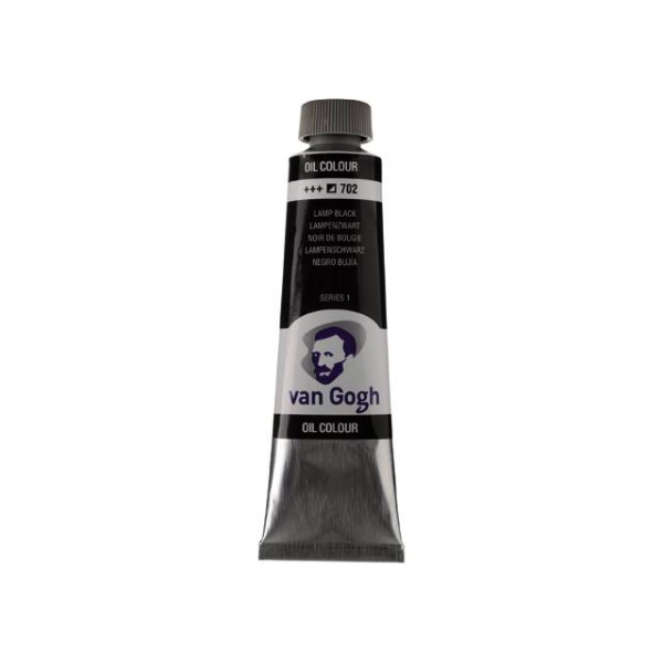 ΛΑΔΙΑ VAN GOGH 40ML S1 T.9 No. 702 LAMPBLACK