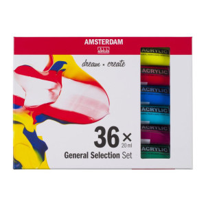 ΣΕΤ ΑΚΡΥΛΙΚΑ AMSTERDAM 36X20ML GENERAL SELECTION