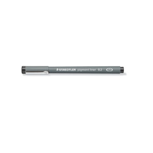 ΡΑΠΙΔΟΓΡΑΦΟΣ ΜΙΑΣ ΧΡΗΣΗΣ 0.2mm STAEDTLER  ΜΑΥΡΟ 308 02-9