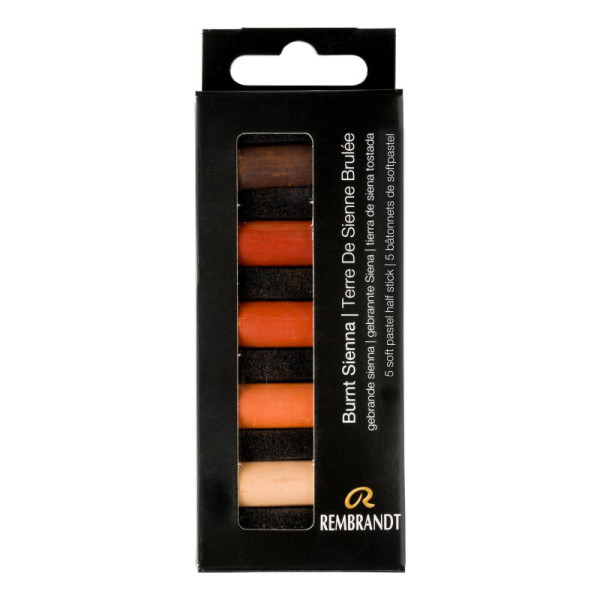 REMBRANDT SOFT PASTELS  BURNT SIENNA SET 5 ΤΕΜ