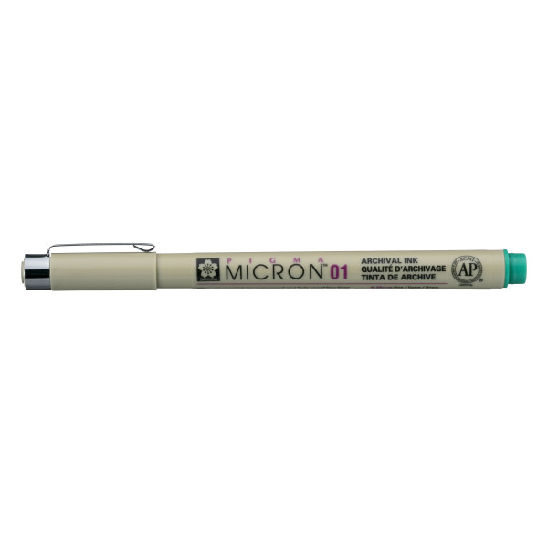 ΜΑΡΚΑΔΟΡΟΙ SAKURA GREEN  MICRON 01 PIGMA